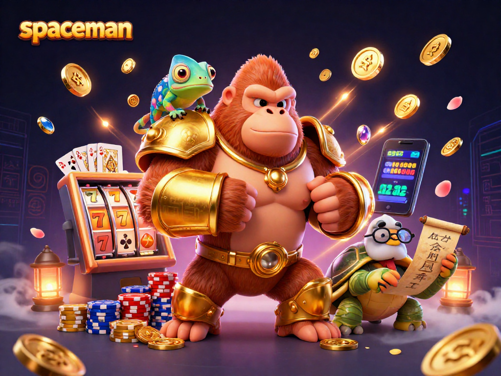 Experience the excitement of spaceman slots with dynamic characters and vibrant gambling elements.