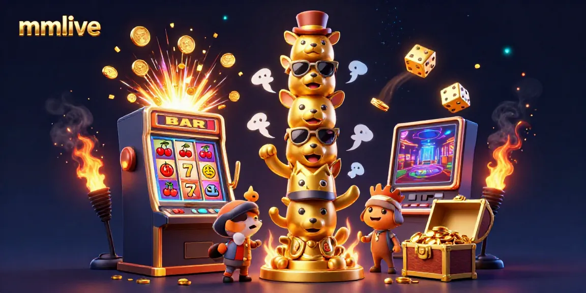 Experience the vibrant excitement of mmlive with a golden totem and explosive slot machine dynamics.