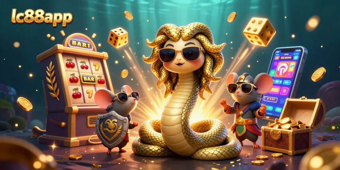 Spin and win on lc88app with dynamic slot machines and captivating Medusa artwork.
